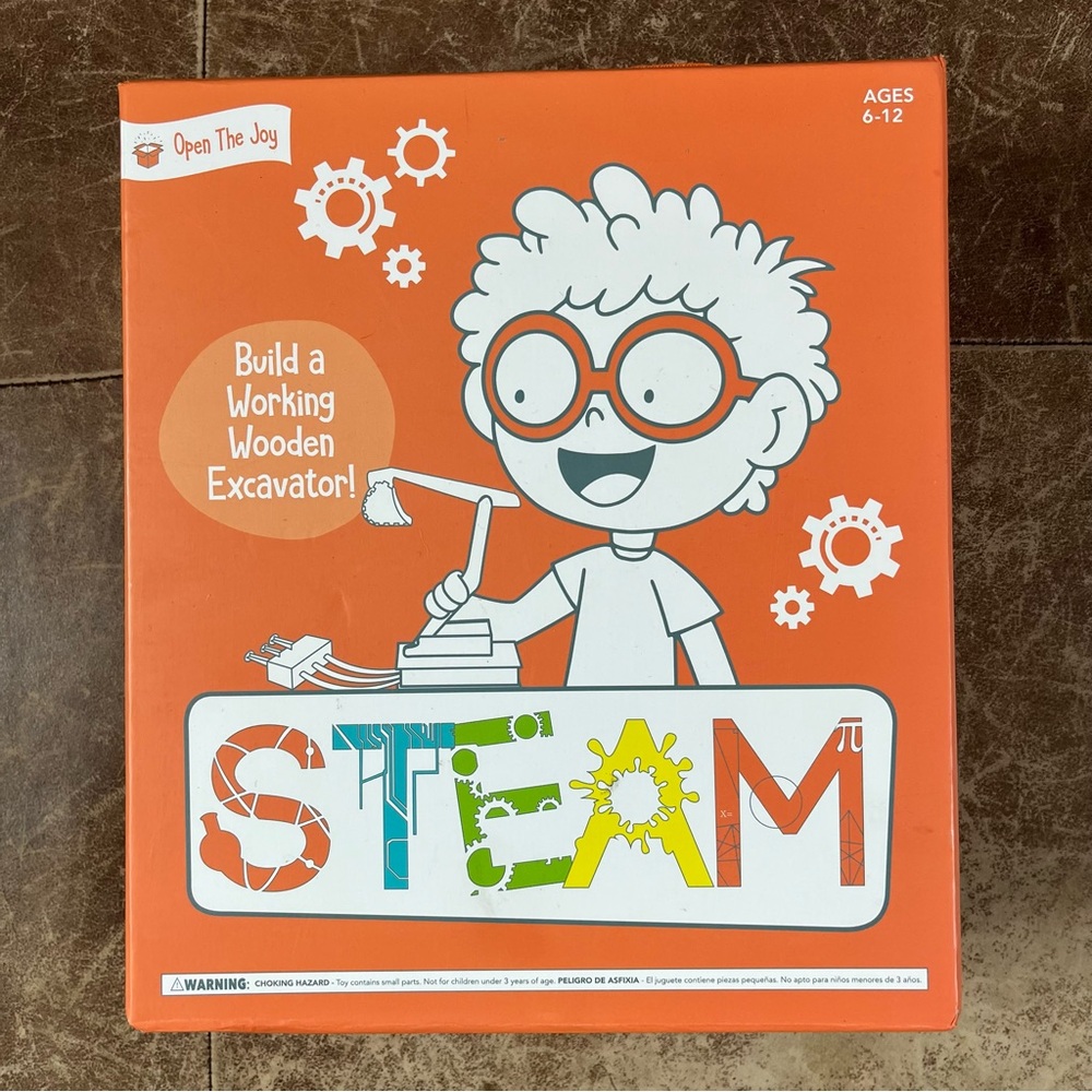 Steam Hydraulic Set By Spread The Joy Excavator Ages 6-12 Emotional Intelligence